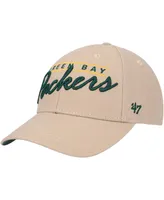 Men's '47 Brand Khaki Green Bay Packers Atwood Mvp Adjustable Hat