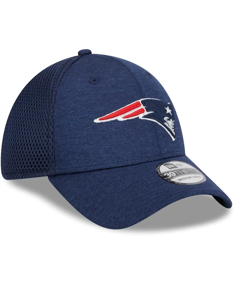 Men's New Era Navy England Patriots Stripe 39THIRTY Flex Hat