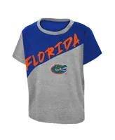 Toddler Boys and Girls Heather Gray Florida Gators Super Star T-shirt and Shorts Set