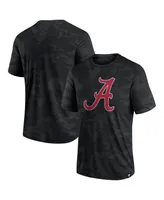 Men's Fanatics Black Alabama Crimson Tide Camo Logo T-shirt