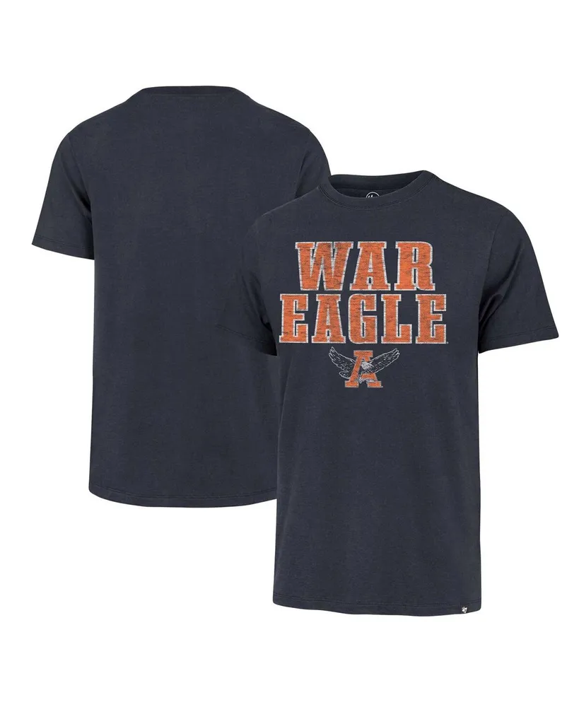 Men's '47 Brand Navy Distressed Auburn Tigers Article Franklin T-shirt