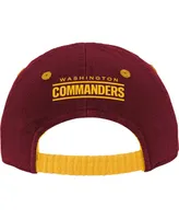 Infant Boys and Girls Burgundy Washington Commanders Team Slouch Flex Hat