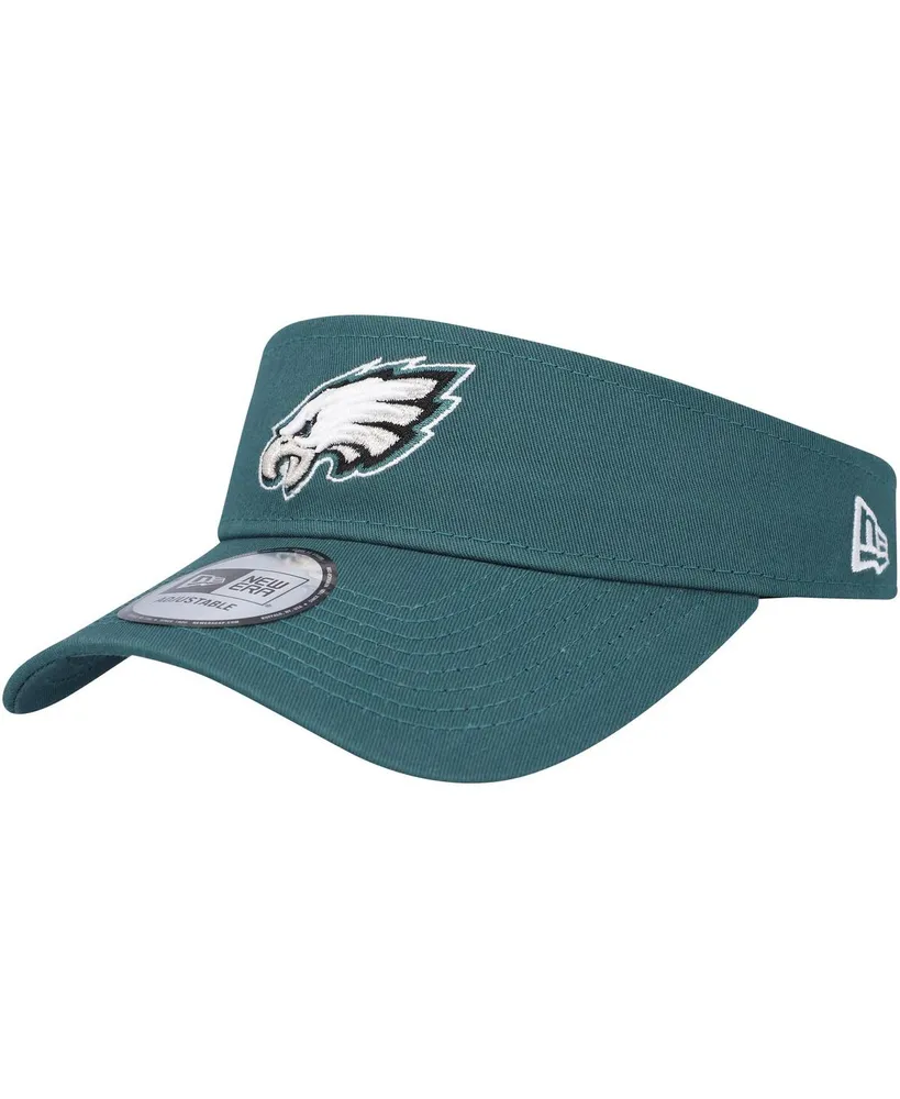 Men's New Era Midnight Green Philadelphia Eagles Main Adjustable Visor