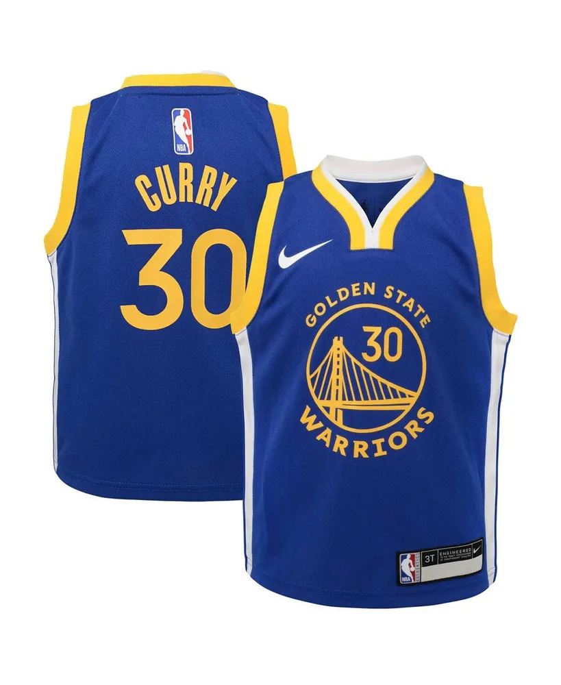 Youth Golden State Warriors Stephen Curry Royal Swingman Basketball Jersey