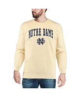 Colosseum Men's Notre Dame Fighting Irish Arch & Logo Crew Neck Sweatshirt