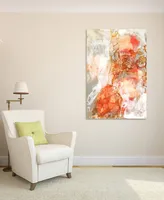 Empire Art Direct "Coral Lace Ii" Frameless Free Floating Tempered Glass Panel Graphic Wall Art, 48" x 32" x 0.2"