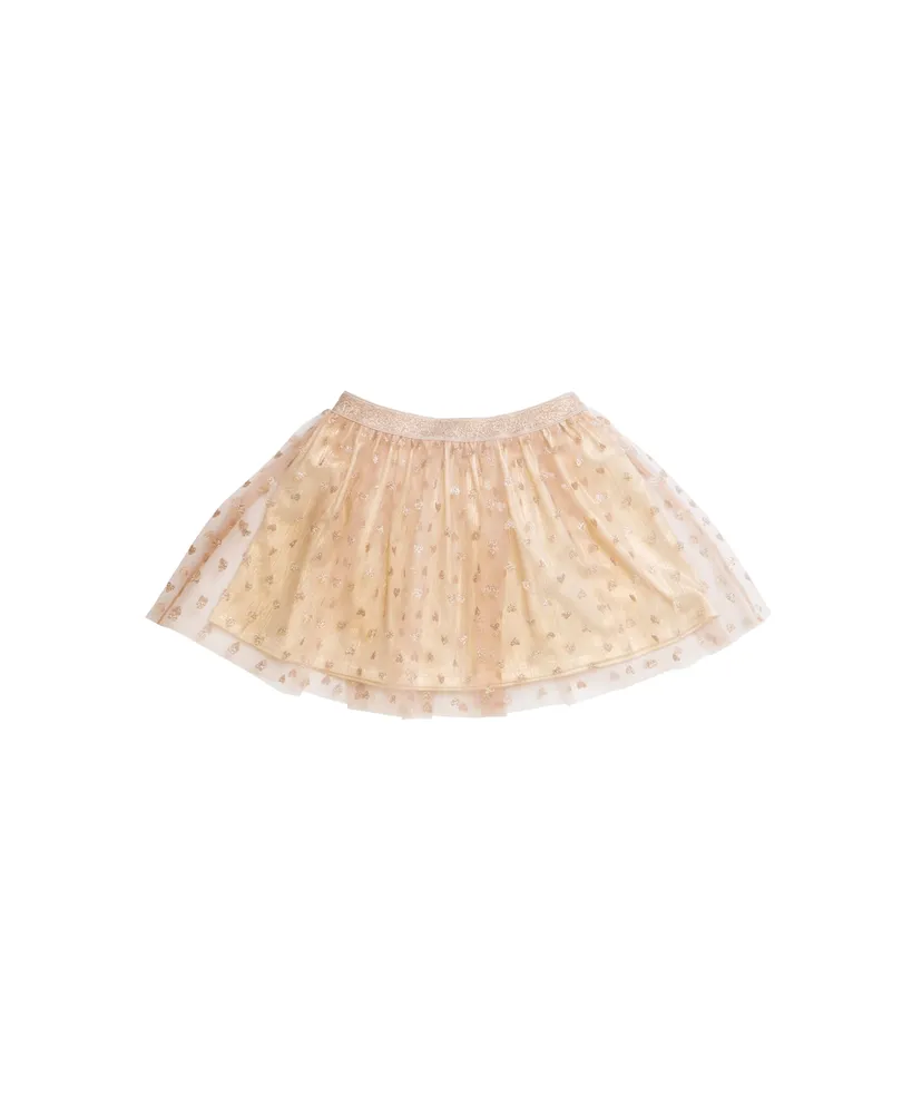 Active Mesh Pleated Skirt