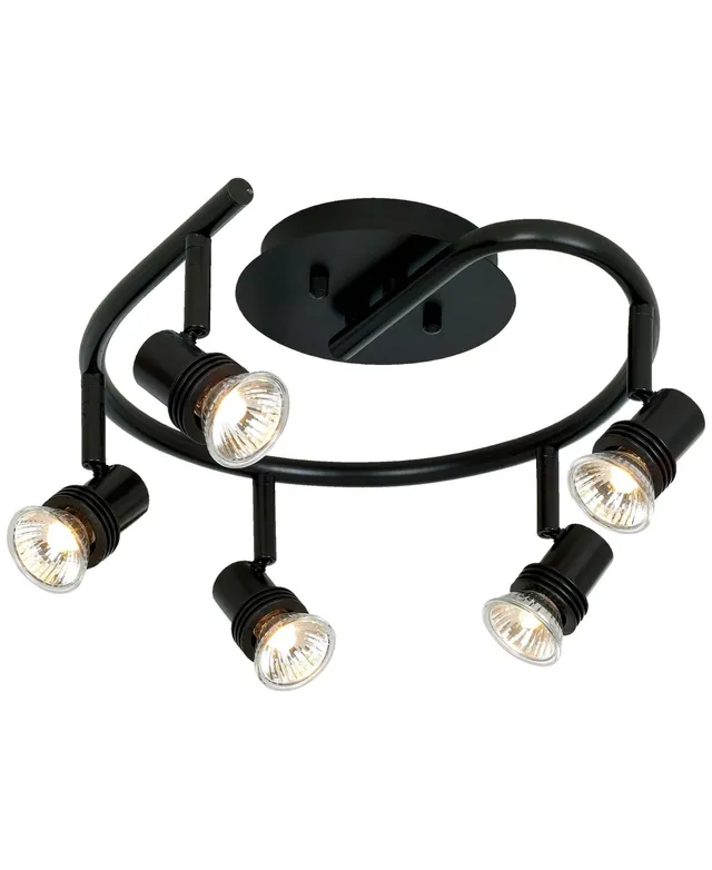 Pro Track Alexa 4-Head Led Ceiling or Wall Track Light Fixture Kit