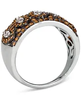 Le Vian Vanilla Diamond & Chocolate Diamond Ring (1-1/5 ct. t.w.) in Platinum