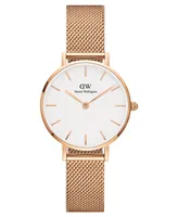 Daniel Wellington Women's Petite Melrose Rose Gold-Tone Stainless Steel Watch 28mm - Rose