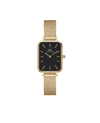 Daniel Wellington Women's Quadro Evergold Gold-Tone Stainless Steel Watch 20 x 26mm