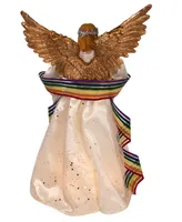 Kurt Adler 14" 10-Light Pride Angel Tree Topper