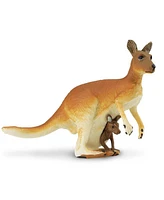 Safari Ltd Kangaroo With Baby Wildlife Figure