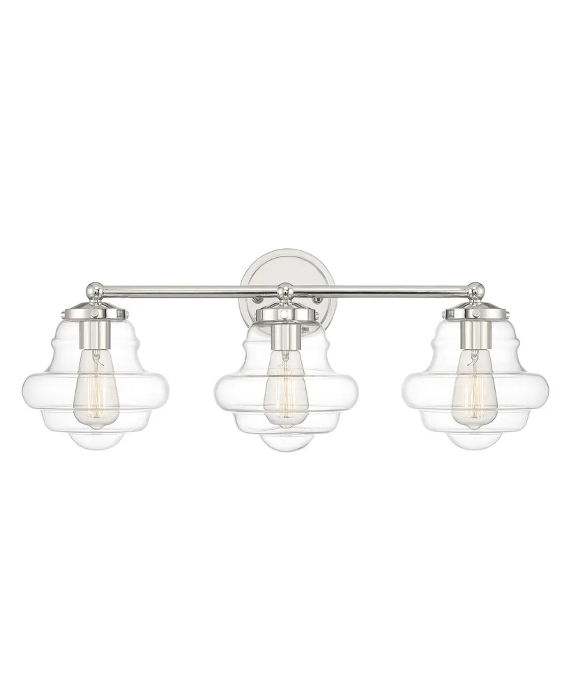 Trade Winds Lighting Trade Winds Jordan -Light Bathroom Vanity Light in Polished Nickel