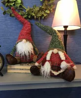 Santa's Workshop 9" Country Gnomes, Set of 2