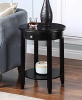 Convenience Concepts 18.25" Rubber wood Ah Baldwin End Table