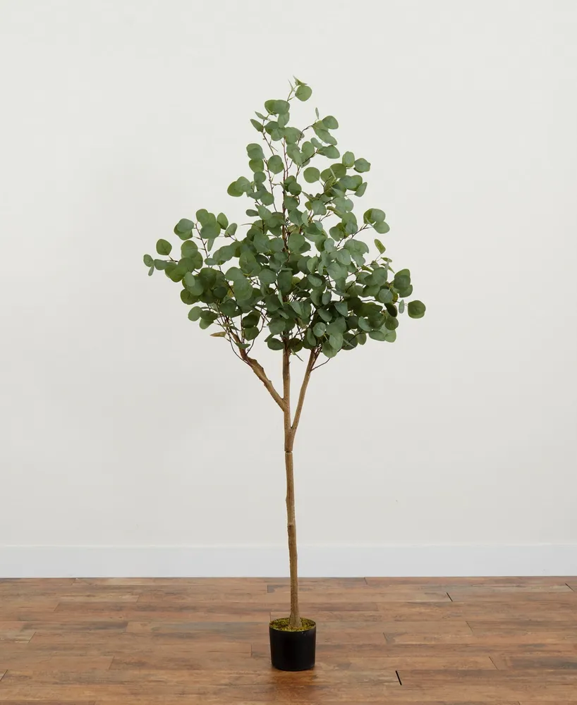 Nearly Natural 72" Artificial Eucalyptus Tree