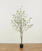 Nearly Natural 96" Minimalist Citrus Artificial Tree