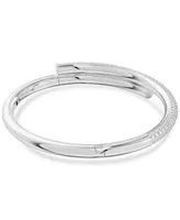 Swarovski Pave Crossover Bangle Bracelet