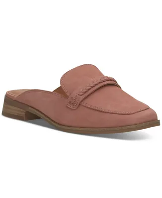 Lucky Brand Women's Linox Flat Slip-On Mule Loafers