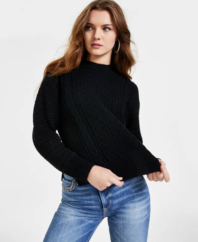 Guess Women's Melodie Long-Sleeve Knit Sweater