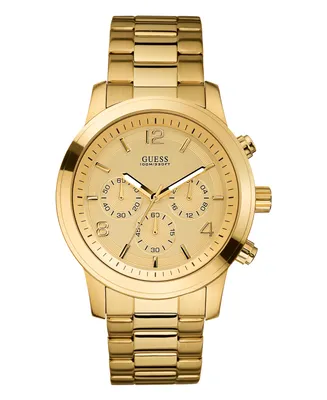 Guess Men's chronographgraph Gold-Tone Stainless Steel Watch 45mm