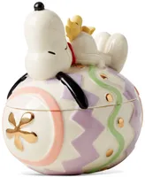 Lenox Peanuts Snoopy & Woodstock Covered Candy Dish