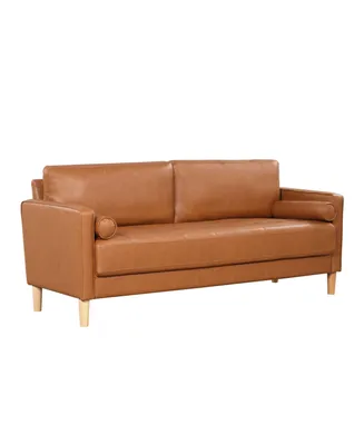 Lifestyle Solutions 76" Faux Leather Morris Sofa