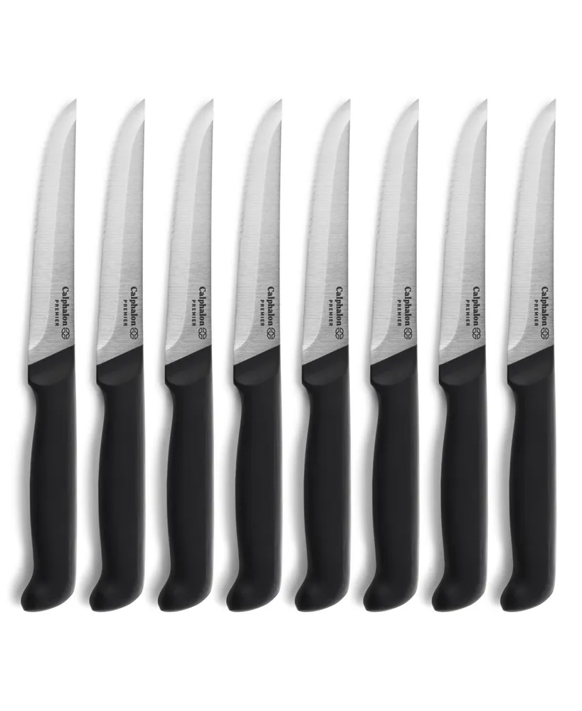 Calphalon Premier SharpIN Knife Set with Sharpening Knife Block, 15 Piece, Carbon Steel