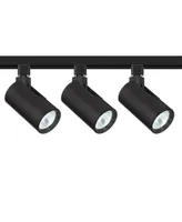 Pro Track 3-Head 20W Led Ceiling Track Light Fixture Kit Floating Canopy Spot