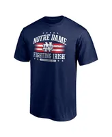 Men's Fanatics Navy Notre Dame Fighting Irish Americana T-shirt