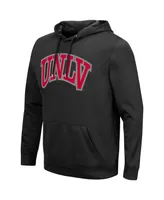 Men's Colosseum Black Unlv Rebels Lantern Pullover Hoodie