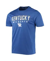 Men's Champion Royal Kentucky Wildcats Stack T-shirt