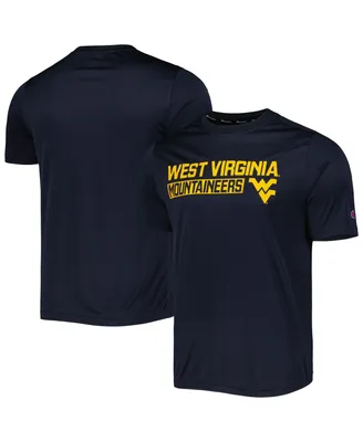 Men's Champion Navy West Virginia Mountaineers Impact Knockout T-shirt