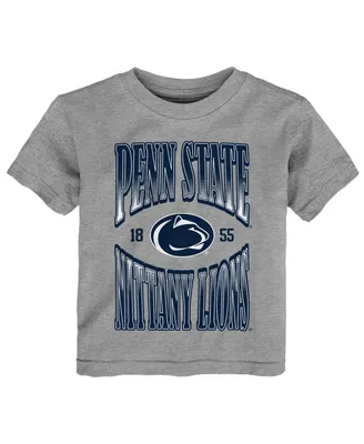Toddler Boys and Girls Heather Gray Penn State Nittany Lions Top Class T-shirt