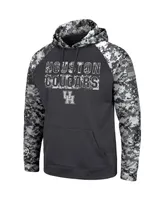 Men's Colosseum Charcoal Houston Cougars Oht Military-Inspired Appreciation Digital Camo Pullover Hoodie