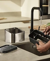 Joseph Joseph Surface Tiered Stainless-Steel Sink Tidy