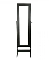 Mele & Co Victoria Mirrored Jewelry Armoire in Finish