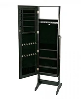 Mele & Co Victoria Mirrored Jewelry Armoire in Finish