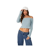 Women's Canary Ribbed Top