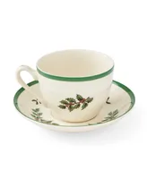 Spode Christmas Tree Teacup and Saucer