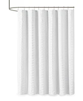 Madison Park Metro Clipped Shower Curtain, 72" x