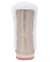 Sugar Big and Little Girls Milhoja Sueded Faux Fur Cozy Boots