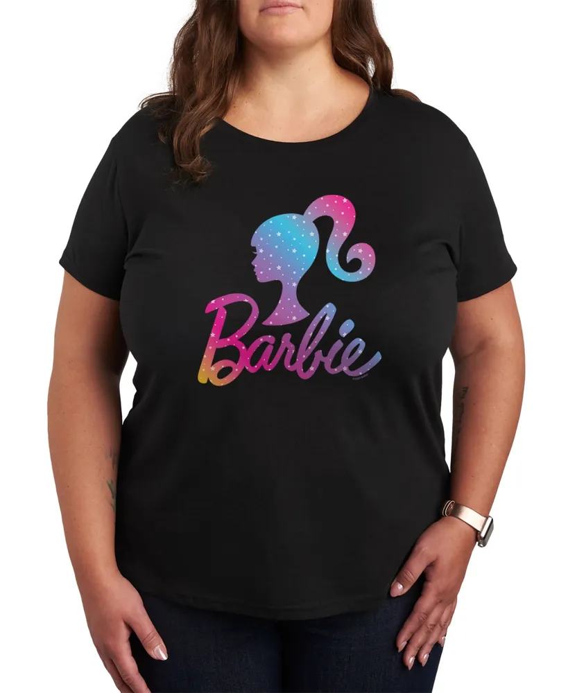 Air Waves Trendy Plus Barbie Holiday Graphic T-Shirt