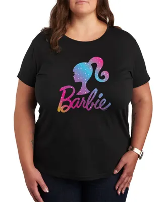 Hybrid Apparel Trendy Plus Size Barbie Holiday Graphic T-Shirt