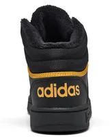 adidas Little Kids Hoops 3.0 Mid Classic Casual Sneakers from Finish Line