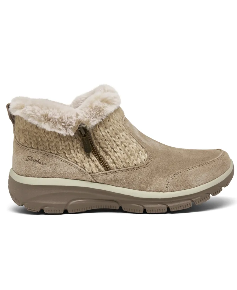 Skechers Women's Relaxed Fit Easy Going - Warmhearted Ankle Boots from Finish Line