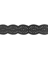 Lucky Brand Women's Perforated Scalloped Edge Leather Belt