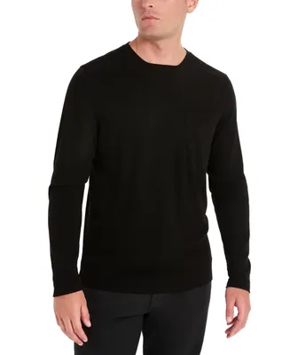 Kenneth Cole Men's Techni-Cole Long-Sleeve Pocket T-Shirt