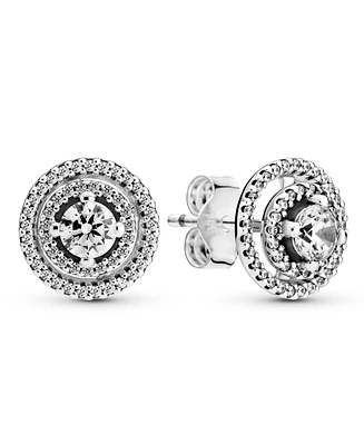 Pandora Sparkling Double Halo Stud Earrings